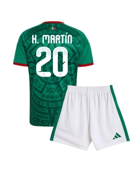 Billige Fotballdrakt Mexico Henry Martin #20 Replika Hjemmedraktsett Barn VM 2026 Kortermet (med bukser)